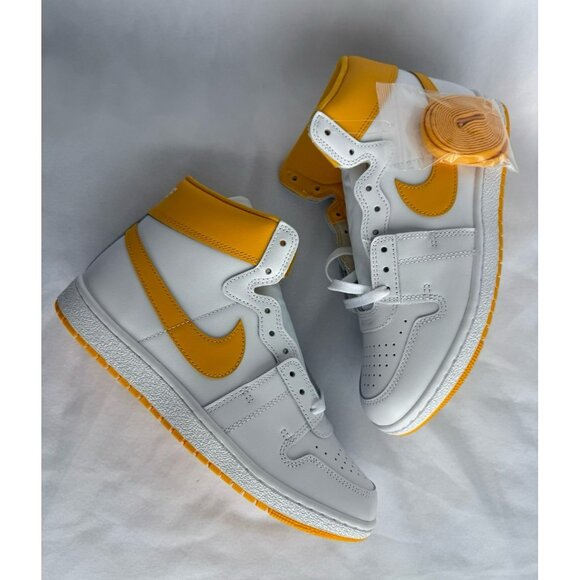 9 MEN'S nike Air Jordan 1 ship PE SP DX4976-107 white yellow basketball - Picture 1 of 7